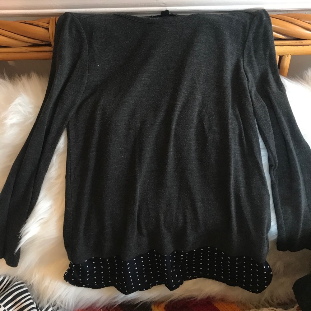 Cute layered J Crew blouse